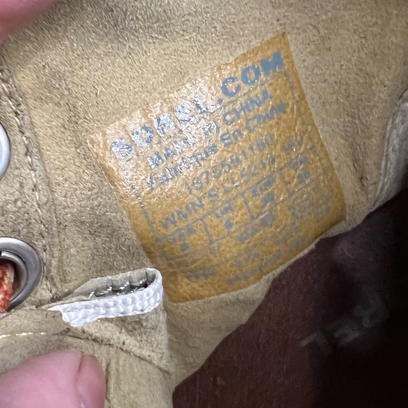 SOREL 1964 Premium Canvas Wedge FOSSIL- SANGUINE Size 8 - Picture 11 of 12